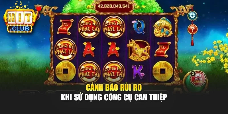 Cảnh báo rủi ro khi sử dụng công cụ can thiệp