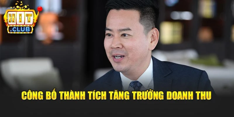 Công bố thành tích tăng trưởng doanh thu
