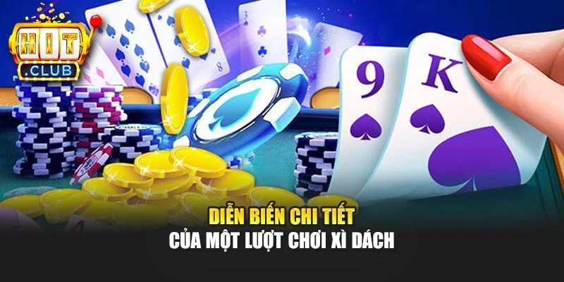 Diễn biến chi tiết của một lượt chơi Xì Dách