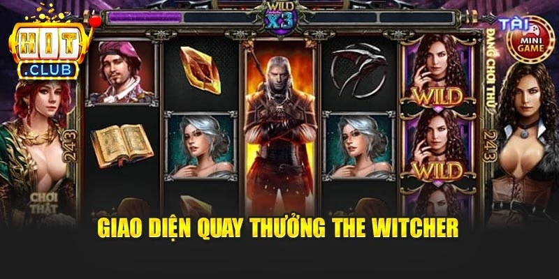 Giao diện quay thưởng The Witcher