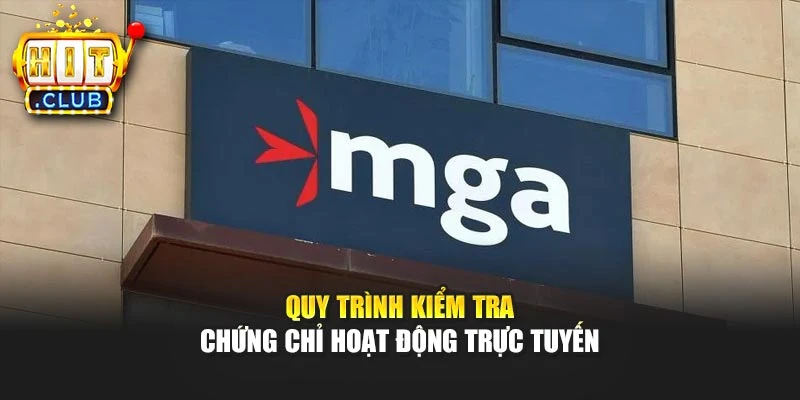 Quy trình kiểm tra chứng chỉ hoạt động trực tuyến