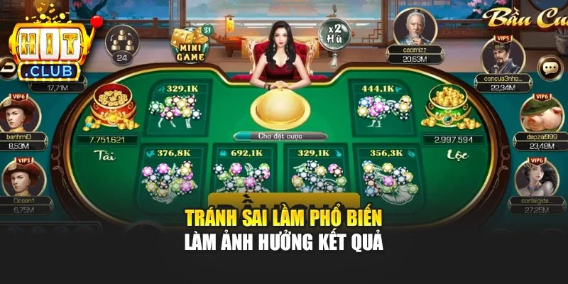 Tránh sai lầm phổ biến làm ảnh hưởng kết quả
